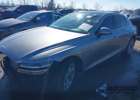 2022 Genesis G80 2.5T Awd z USA, uszkodzony, nr VIN KMTGB4SC2NU132461